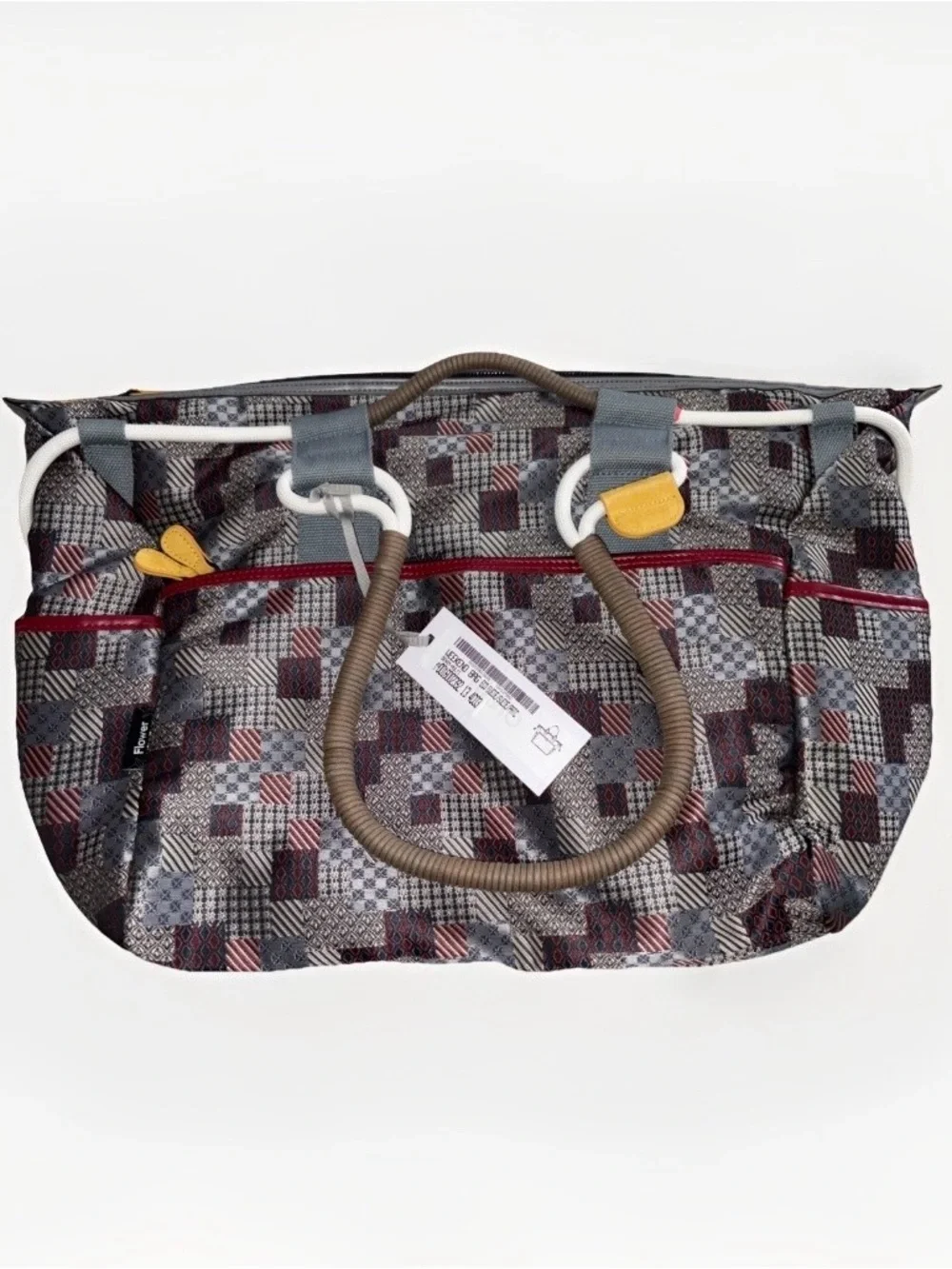 NWT Flower Mountain Weekend Bag in Patchwork Denim-Multi - Picture 1 of 10